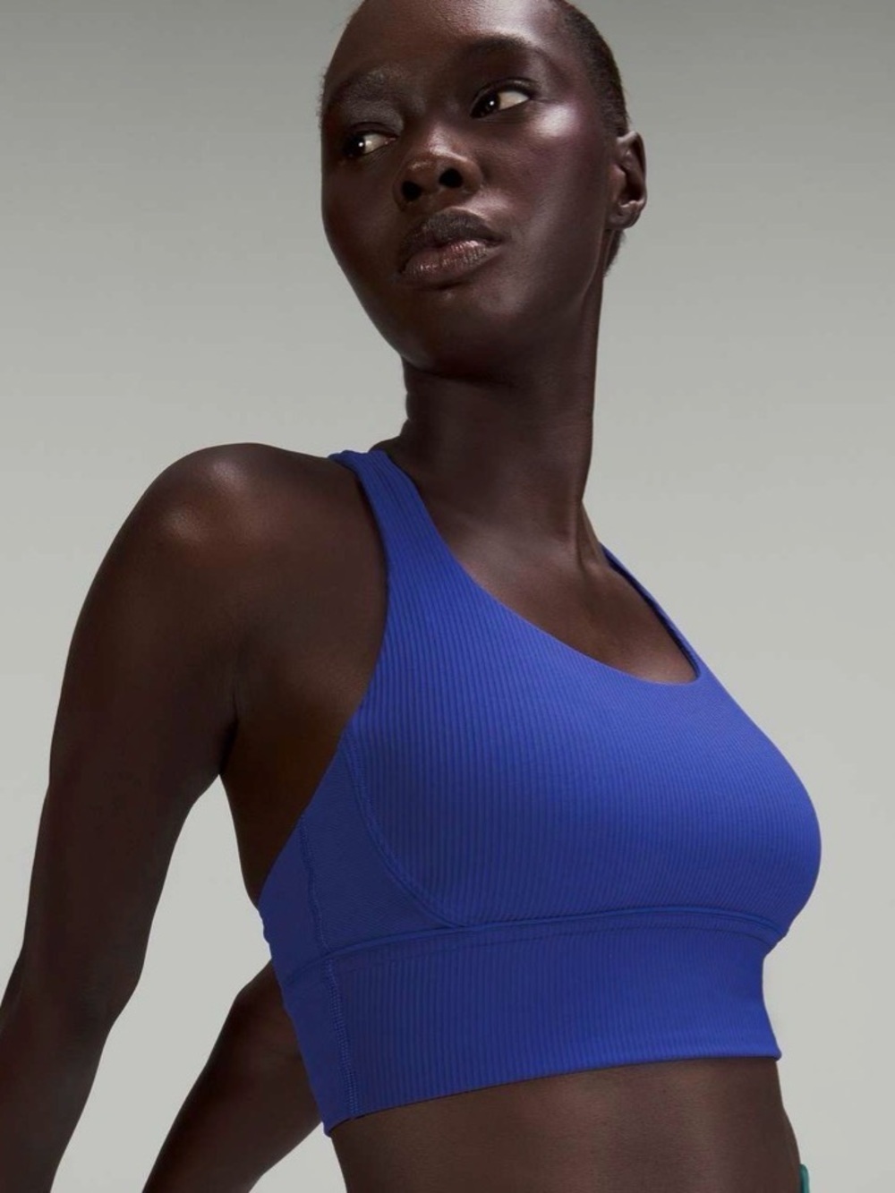 Lululemon Energy Longline Bra Ribbed Luxtreme